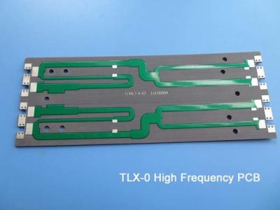 China TLX-0 2-layer rigid PCB Built On PTFE fiberglass composites with Immersion Gold RF Microwave Substrate for sale