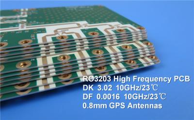 China RO3203 PCB 2-Layer 60mil | Immersion Gold | ceramic-filled laminates reinforced with woven fiberglass for sale