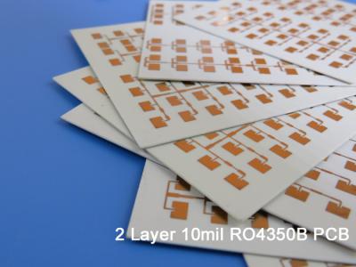 China High Frequency PCB Rogers 10mil 0.254mm RO4350B PCB Double Sided RF PCB for LTE for sale