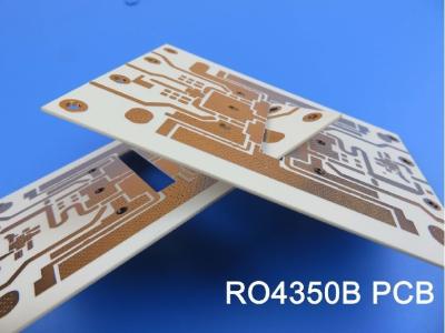 China Placa de circuito impresso de alta frequência de Rogers RO4350B com o revestimento 10mil, 20mil, 30mil e 60mil grosso com ouro da imersão à venda