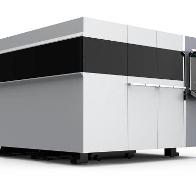 China Air Cooled  Fiber Laser Cutting Machine CNC 12 Kw PLT  Graphic Format for sale