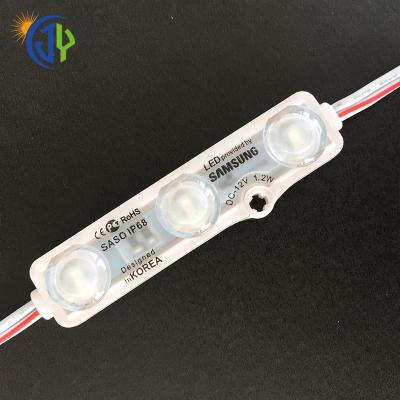 China 5730 Smd IP68 Samsung Led Modules Full Color RGB Led Module Price Optical Lens 5730 Smd Waterproof IP68 Samsung Led Modules Sign Led Module for sale