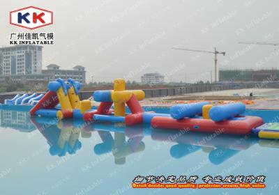 China Huge Commercial Waterproof Inflatable Water Trampoline With Plato 0.9mm PVC Tarpulin for sale