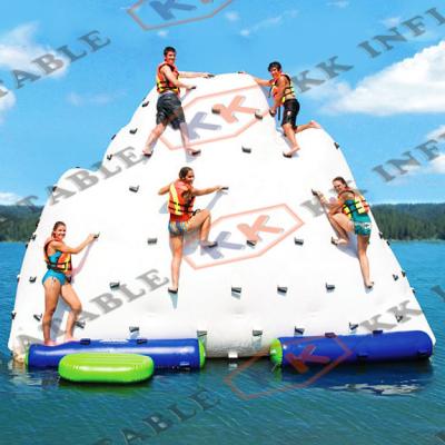 China Cheap Inflatable Water Game Giant Inflatable Water Rock Climbing kwg-g046 for sale