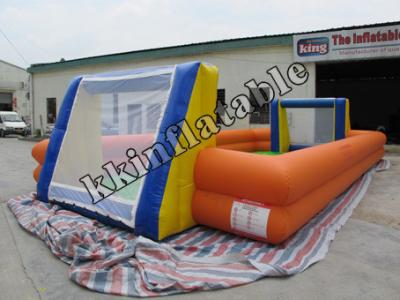 China Outdoor Inflatable Football Pitch Soccer Course , Soccer Inflatable Playground KSG-G24 for sale