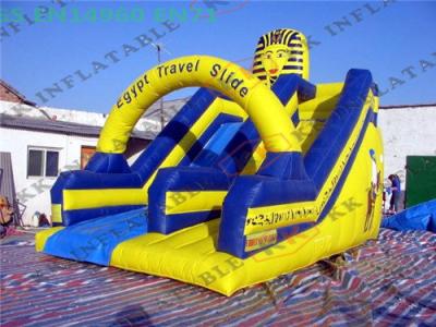 China Travel Slide Inflatable Bouncer Slides Egypt Theme Park Air Jumper For Fun for sale