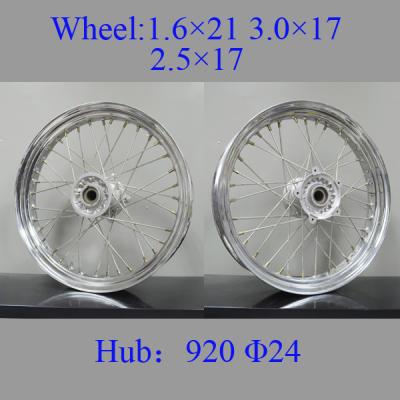 China Professional Chrome Spoke Motorcycle Wheels High Strength Impact - Resistant for sale