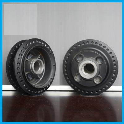 China Rear Motorcycle Wheel Hub Zinc Powder Coating Precise Machining For Jh125 for sale