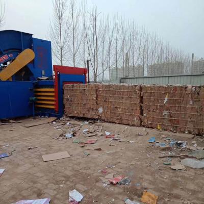 China YDWM200 Closed Type Waste Paper Baling Macine,waste paper bale press machine, horizontal baler for sale