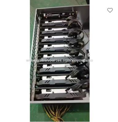 China Used XFX Graphics Card Mining Rig XFX 588 8 Cards Rig 230M Hashrate for sale