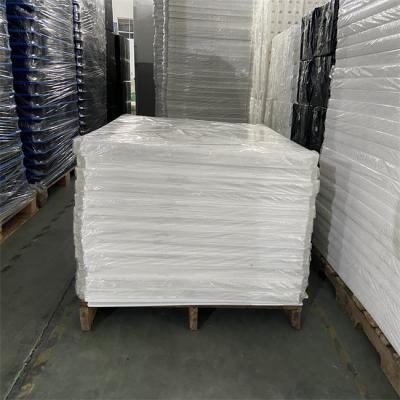 China White Color Corrugated Plastic Sheets 4x8 PP Fluted Customized Extruded for sale
