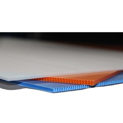 China SGS Corrugated Plastic Sheets 4x8 , Corrugated Fluted Plastic Sheet for sale