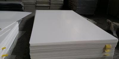 China 244x915mm White Corrugated Plastic Sheets , Heavy Duty Corrugated Plastic Sheets for sale