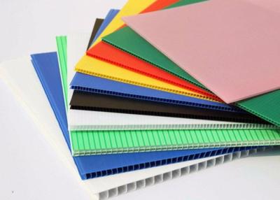 China 1220x2440mm Polypropylene Corrugated Plastic Sheets For Box Packaging for sale