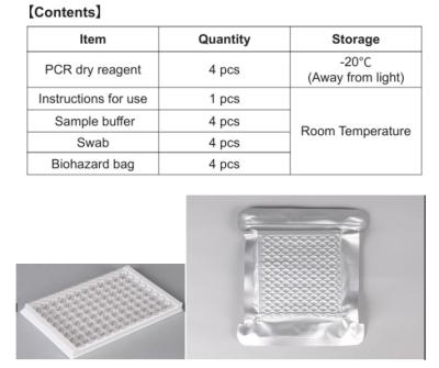 中国 Respiratory V (lung infection) Cat PCR Dry ice general transport  4 T/box 販売のため