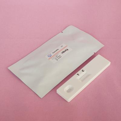 China ISO13485 HBsAg Blood Test Strips Whole Blood Rapid Test Card for sale