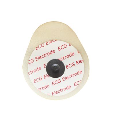 China Non Woven Adult Double Round Wireless Ecg Electrodes for sale