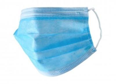 China Fluid Resistant Three Layer Antiviral Disposable Breathing Mask for sale