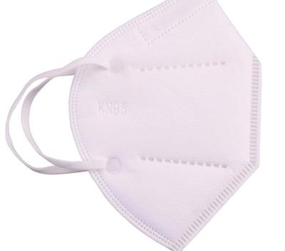 China 3 máscara de polvo respirable protectora no tejida de la capa Kn95 en venta