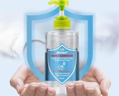 China Transparent Antibacterial 60ml Alcohol Gel Hand Sanitizer for sale