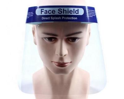 China PET Plastic 330*220mm Disposable Protective Face Shield for sale
