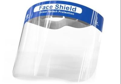 China Anti Dizziness PET Wrap Around Protective Face Shield for sale