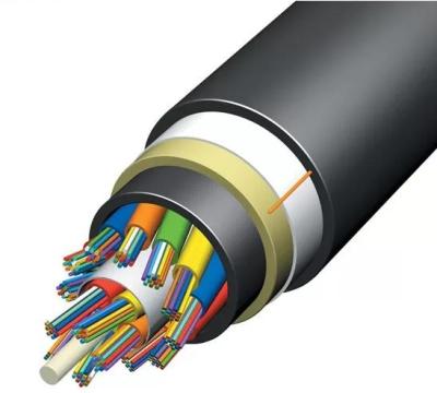 China ADSS Optical Cable 4000m / Roll Self Supporting 96 Core Fiber Optic Cable for sale