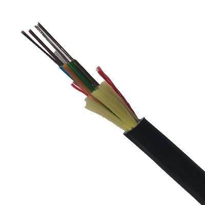 China Aerial Outdoor 12/24/36/48 /96 Cores Singlemode ADSS Fiber Optic Cable With HDPE for sale