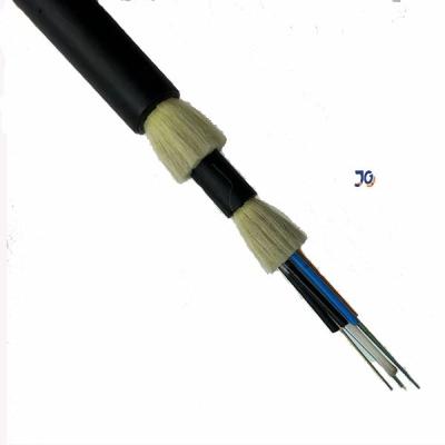 China Cabo de fibra óptica ADSS monomodo sem metal 12/24/48 núcleos com fio de aramida à venda