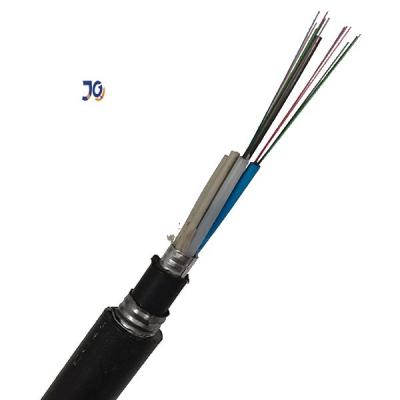 China 48 Core Outdoor Armoured Fiber Optic Cable GYTA53 With Double Jacket for sale