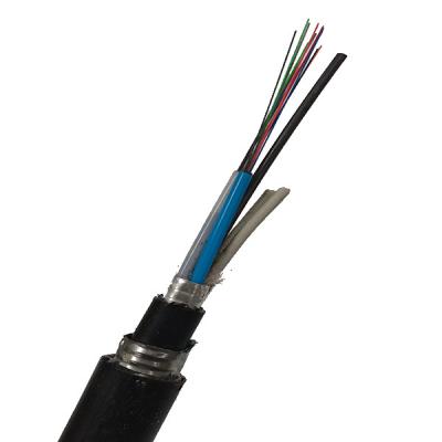 China GYTA53 Double Armored Directly Buried Outdoor Fiber Optic Cable for sale