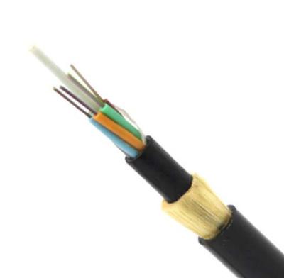 China ADSS Cable All - Dielectric Double Jacket Aerial Install 150m Span 48 Fiber Optical Cable for sale