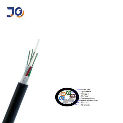 中国 12 24 48 96 Core Outdoor Duct Fiber Optic Cable Non Armoured Optical Fiber Cable GYFTY GYFXY 販売のため