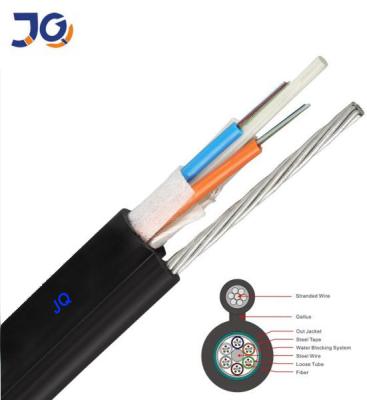 China 12 24 48 96 Core Fiber Optic Cable Outdoor Self - Supporting Aerial Fig 8 GYTC8S GYTC8Y Structure for sale