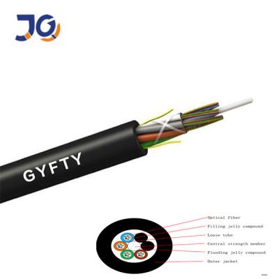 China GYFTY 24 FO Unarmoured Underground Cable G652D 12 24 48 Fiber Optic Cable for sale