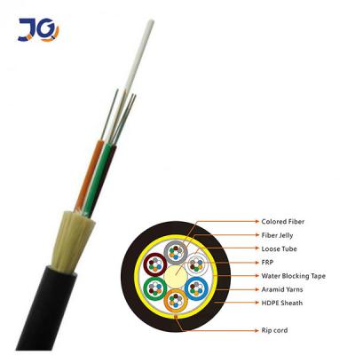 China ADSS Fiber Optic Cable 8 12 24 48 96 Core Cable Fiber Optic ADSS Cable for sale