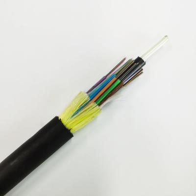 Chine 2024 Télécommunications réseau de câbles à fibre anti-éclairage lumière aérienne extérieure 100 km câble adss à fibre 48 noyau à vendre