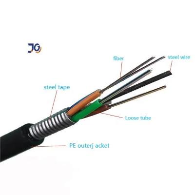 China Waterproof External Fibre Optic Cable With Armored Design For Enhanced Durability for sale