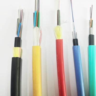 China Outdoor 2-288 Cores Fiber Optic Cable Aerial Overhead Direct Burial Duct Piping Yofc Fiber Optic Cable 96 48 F for sale