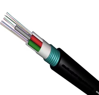 China 2~144 Cores Communication Cable GYTS G652D Outdoor Fiber Optic Cable Armored With Steel Tape Or FRP for sale