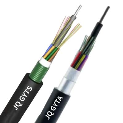 China 2 To 288 Core GYTA GYTS Armored Fiber Optic Cable Outdoor Underground Direct Buried G652D for sale