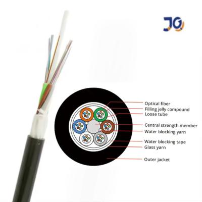 China Single mode Loose tube Non metal fibre cable fiber optic cable GYFY air blowing optical cable for sale