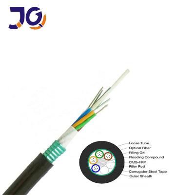 China Fiber Optic Cable Manufacturer  GYTS GYFTS G652D Fiber Outdoor Armored Fiber Cable 96 Core for sale