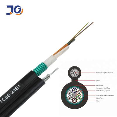 Chine ISO9001 24 câble optique de fibre du schéma 8 du noyau GYTC8S à vendre