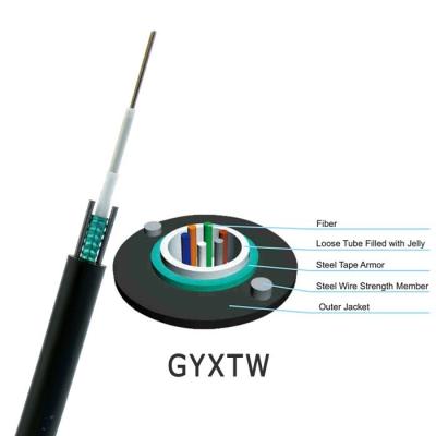 China Single Mode 2-288cores PE Sheath Duct Fiber Optic Cable for sale