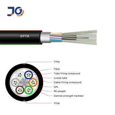 China Anti Rodent GYTA G652D 48Core Outdoor Fiber Optic Cable for sale