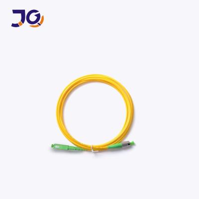 China LC SC/UPC SC/APC G652D G657A PVC Fiber Optic Patch Cord for sale