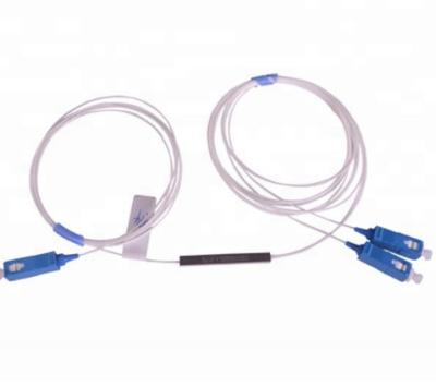 China FTTH SC APC Connector 1x2 1x8 Fiber Optic PLC Splitter for sale