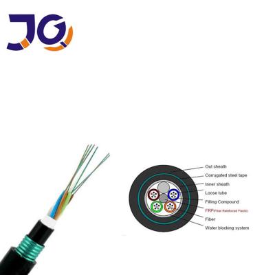 China Outdoor GYTA53 2-288cores Armoured Optical Fiber Cable for sale