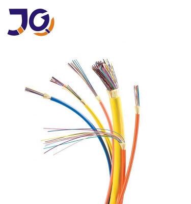 China LSZH Sheath GJFJV 8 Core Indoor Fiber Optic Cable for sale